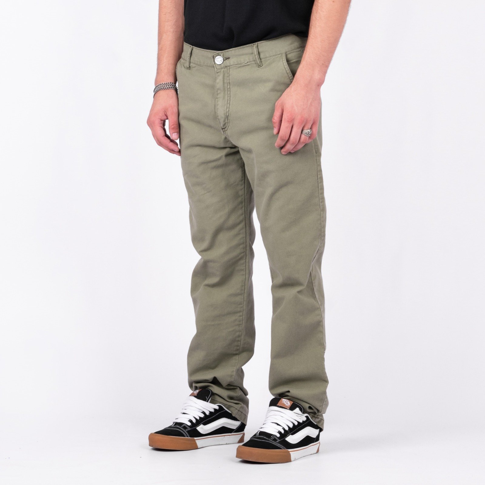PANTALÓN CHINO VERDE REGULAR PREMIUM